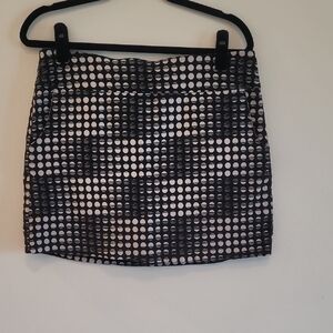 Women's Zac & Rachel Black and White Skort